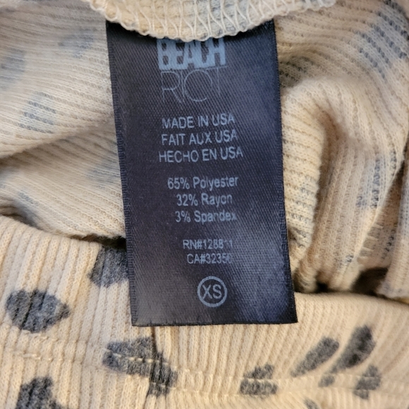 Beach Riot Hailey Pant Taupe Spot Size XS - Picture 7 of 9